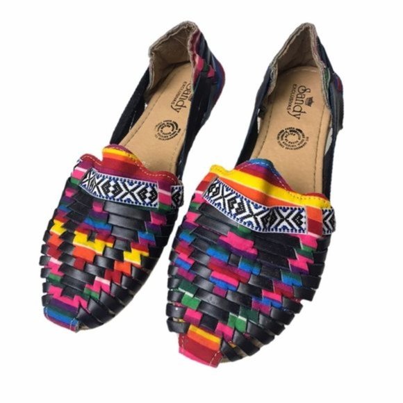 Sandy Exclusivas Rainbow Mexican Huaraches - Picture 2 of 9